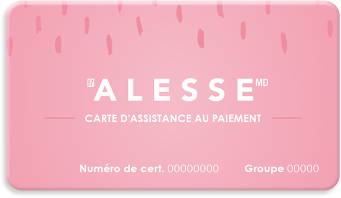 An image of Alesse packaging Deal-card